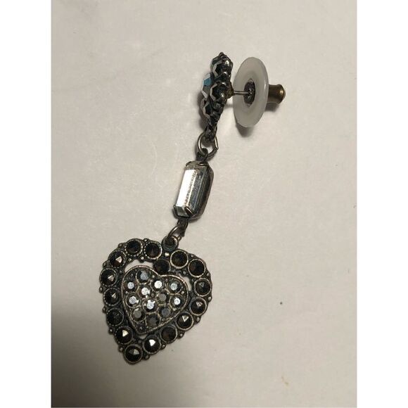 Vintage Marcasite Dangle Earrings - Picture 2 of 8